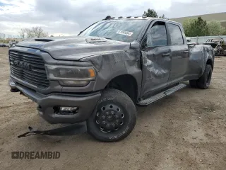 2024 Ram 3500 Laramie with VIN 3C63RRJL3RG150085, listed as a Copart auction lot 51993684 with 2,574 mi miles and Non Repairable. Bid and sale history available at carsss.com. Image 1.
