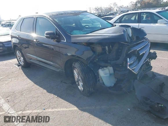2016 Ford Edge SEL with VIN 2FMPK3J83GBB11547, listed as a IAAI auction lot 41976495 with 129,290 mi miles. Bid and sale history available at carsss.com. Image 1.