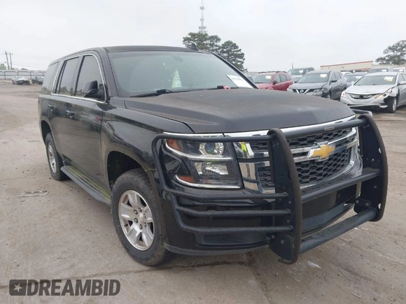 2017 Chevrolet Tahoe Commercial with VIN 1GNLCDECXHR304319, listed as a IAAI auction lot 41924011 with 130,566 mi miles and . Bid and sale history available at DreamBid. Image 1.