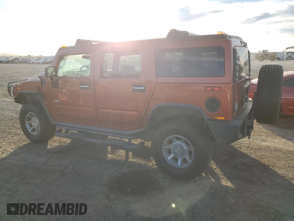 2003 Hummer H2 with VIN 5GRGN23U93H105182, listed as a Copart auction lot 86663504 with 158,027 mi miles and Clean Title. Bid and sale history available at carsss.com. Image 2.