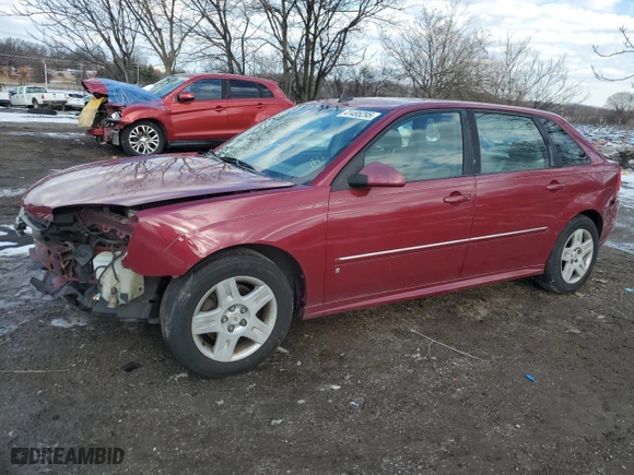 2006 Chevrolet Malibu Maxx LT with VIN 1G1ZT63876F175928, listed as a Copart auction lot 41495295 with 107,692 mi miles and Salvage Title. Bid and sale history available at carsss.com. Image 1.
