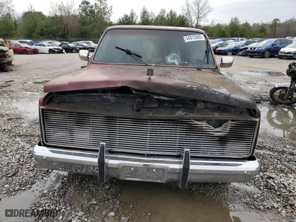 1986 Chevrolet Pickup with VIN 1GCDC14H3GF390811, listed as a Copart auction lot 44913565 with 0 mi miles and Salvage Title. Bid and sale history available at carsss.com. Image 5.