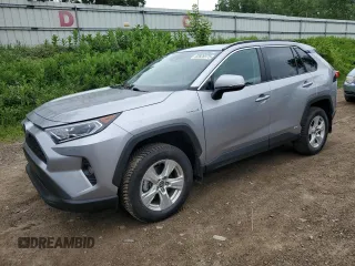 2021 Toyota RAV4 Hybrid XLE with VIN 4T3RWRFV7MU048075, listed as a Copart auction lot 62826975 with 63,347 mi miles and Clean title. Bid and sale history available at DreamBid. Image 1.