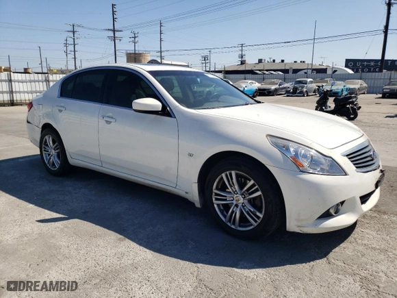 2015 Infiniti Q40 with VIN JN1CV6AR3FM650654, listed as a Copart auction lot 57153864 with NaN miles and Salvage Title. Bid and sale history available at carsss.com. Image 4.
