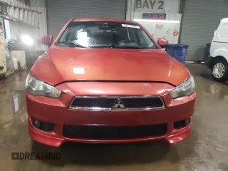 2010 Mitsubishi Lancer GTS with VIN JA32X8HW8AU004043, listed as a Copart auction lot 52017665 with 129,846 mi miles and Salvage Title. Bid and sale history available at DreamBid. Image 5.