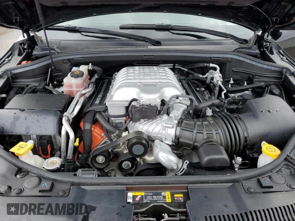 2023 Dodge Durango SRT Hellcat Premium with VIN 1C4SDJH9XPC634284, listed as a Copart auction lot 76056814 with 4,618 mi miles and Salvage Title. Bid and sale history available at DreamBid. Image 12.