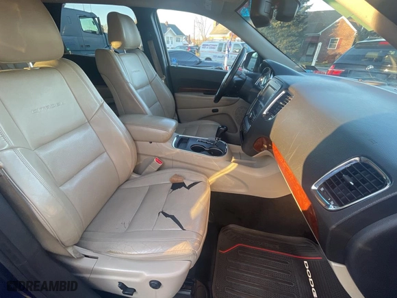2013 Dodge Durango Citadel with VIN 1C4RDJEG6DC505133, listed as a Copart auction lot 85789854 with 235,404 mi miles and Clean Title. Bid and sale history available at carsss.com. Image 5.
