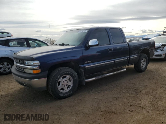 2002 Chevrolet Silverado 1500 LS with VIN 1GCEK19TX2E208816, listed as a Copart auction lot 49285455 with 274,992 mi miles and Salvage Title. Bid and sale history available at carsss.com. Image 1.
