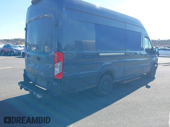 2021 Ford Transit Cargo with VIN 1FTBR3X84MKA54150, listed as a IAAI auction lot 41671756 with 96,556 mi miles and . Bid and sale history available at DreamBid. Image 4.