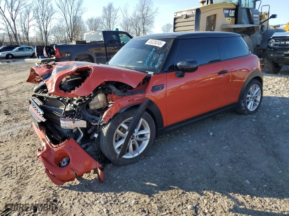 2020 MINI Hardtop 2 Door Cooper S with VIN WMWXR5C08L2L97055, listed as a Copart auction lot 45028245 with 48,536 mi miles and Salvage Title. Bid and sale history available at carsss.com. Image 1.