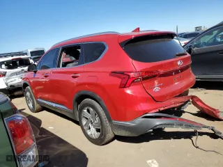 2021 Hyundai Santa Fe SEL with VIN 5NMS6DAJ7MH321903, listed as a Copart auction lot 43442425 with 51,181 mi miles and Salvage Title. Bid and sale history available at carsss.com. Image 2.
