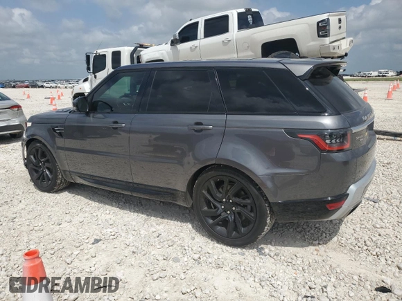 2019 Land Rover Range Rover Sport HSE with VIN SALWR2RV0KA816593, listed as a Copart auction lot 53714175 with 87,027 mi miles and Salvage Title. Bid and sale history available at carsss.com. Image 2.
