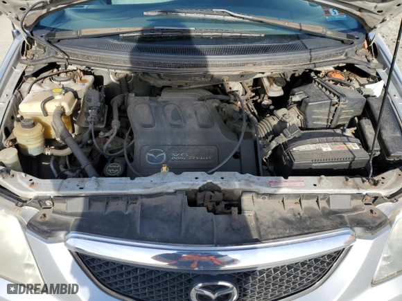 2002 Mazda MPV LX with VIN JM3LW28A520307520, listed as a Copart auction lot 44995145 with 139,593 mi miles and Salvage Title. Bid and sale history available at carsss.com. Image 12.