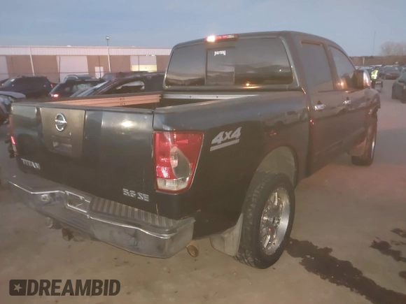 2004 Nissan Titan LE with VIN 1N6AA07B84N511373, listed as a IAAI auction lot 41200457 with 172,783 mi miles and . Bid and sale history available at DreamBid. Image 4.