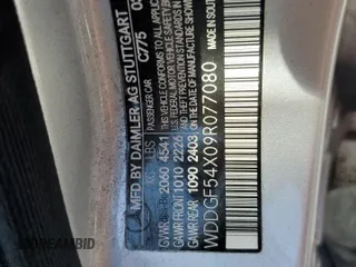 2009 Mercedes-Benz C 300 Sport with VIN WDDGF54X09R077080, listed as a Copart auction lot 50308345 with 167,156 mi miles and Salvage Title. Bid and sale history available at DreamBid. Image 12.