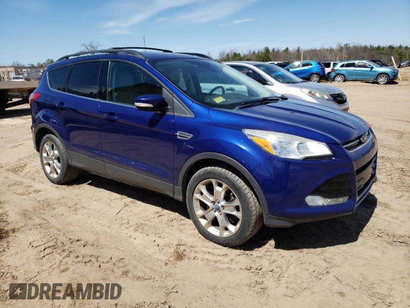 2013 Ford Escape SEL with VIN 1FMCU9H90DUB53898, listed as a Copart auction lot 55803535 with 143,332 mi miles and Clean Title. Bid and sale history available at DreamBid. Image 4.