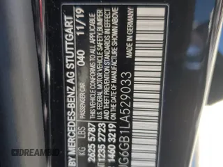 2020 Mercedes-Benz S with VIN W1KUG6GB1LA529033, listed as a Copart auction lot 41689754 with 21,612 mi miles and . Bid and sale history available at DreamBid. Image 12.