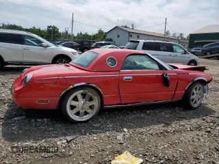 2002 Ford Thunderbird Hardtop Premium z VIN 1FAHP60A22Y123884, wystawiony jako Copart lot #59876794 z przebiegiem Nie podano mil oraz Szkoda całkowita • Salvage title. Historia ofert i sprzedaży dostępna na DreamBid. Obrazek 3.