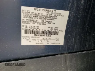 2017 Ford Taurus SEL with VIN 1FAHP2E86HG102078, listed as a Copart auction lot 52419655 with 90,771 mi miles and Salvage Title. Bid and sale history available at DreamBid. Image 12.