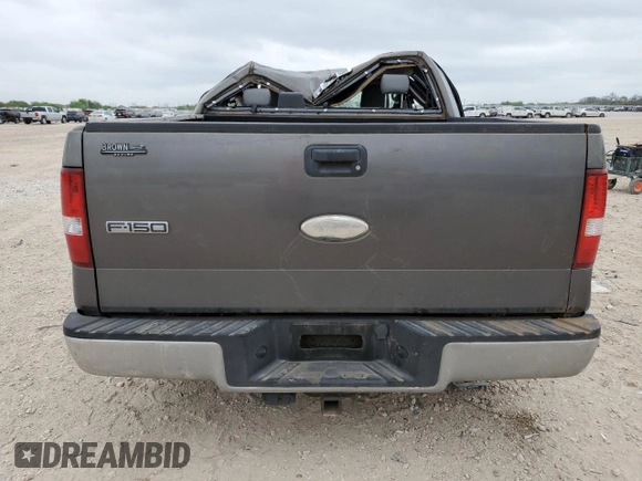 2008 Ford F-150 XL with VIN 1FTRW12W88FB92161, listed as a Copart auction lot 50624505 with 0 mi miles and Salvage Title. Bid and sale history available at carsss.com. Image 6.