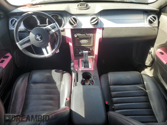 2008 Ford Mustang Deluxe with VIN 1ZVHT84N385113015, listed as a Copart auction lot 56558495 with 120,085 mi miles and Salvage title. Bid and sale history available at DreamBid. Image 8.