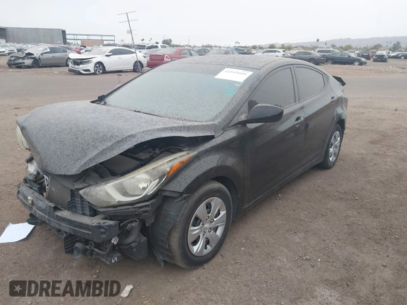 2016 Hyundai Elantra SE with VIN 5NPDH4AE5GH688876, listed as a IAAI auction lot 41545604 with 141,138 mi miles. Bid and sale history available at carsss.com. Image 18.