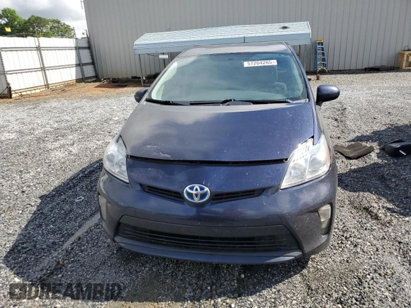 2014 Toyota Prius Four with VIN JTDKN3DU4E0374966, listed as a Copart auction lot 57204265 with 215,679 mi miles and Clean Title. Bid and sale history available at DreamBid. Image 5.