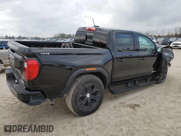 2023 GMC Canyon 4WD Elevation with VIN 1GTP6BEK4P1194765, listed as a Copart auction lot 44415295 with 0 mi miles and Salvage Title. Bid and sale history available at carsss.com. Image 3.
