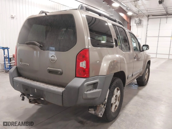 2005 Nissan Xterra S with VIN 5N1AN08W05C615423, listed as a IAAI auction lot 41730148 with 223,930 mi miles. Bid and sale history available at carsss.com. Image 4.
