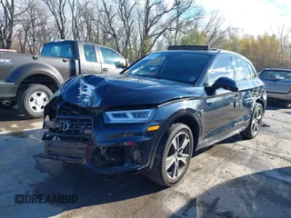 2020 Audi Q5 Premium Plus with VIN WA1BNAFY3L2071645, listed as a IAAI auction lot 40912823 with 86,114 mi miles. Bid and sale history available at carsss.com. Image 16.