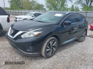 2016 Nissan Murano S z VIN 5N1AZ2MH9GN171490, wystawiony jako IAAI lot #42155605 z przebiegiem 234 183 mil mil oraz . Historia ofert i sprzedaży dostępna na DreamBid. Obrazek 2.