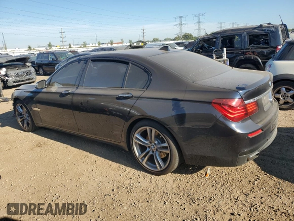 2015 BMW 7 Series 740Li with VIN WBAYE4C56FD138966, listed as a Copart auction lot 69240874 with 94,558 mi miles and Salvage Title. Bid and sale history available at DreamBid. Image 2.