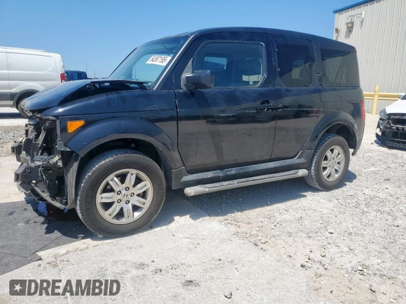 2006 Honda Element EX-P with VIN 5J6YH18746L000037, listed as a Copart auction lot 54097195 with 201,177 mi miles and Salvage Title. Bid and sale history available at DreamBid. Image 1.