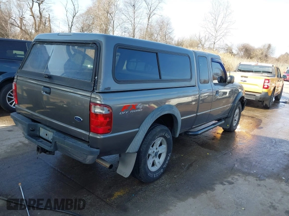 2005 Ford Ranger XL with VIN 1FTZR15EX5PA09004, listed as a IAAI auction lot 41710100 with 134,237 mi miles. Bid and sale history available at carsss.com. Image 4.