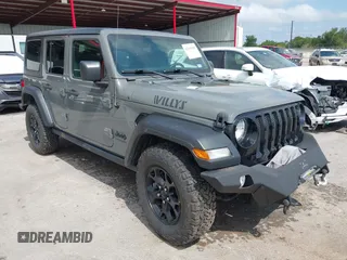 2020 Jeep Wrangler Unlimited Sport z VIN 1C4HJXDG9LW290921, wystawiony jako IAAI lot #42361900 z przebiegiem 49 514 mil mil oraz . Historia ofert i sprzedaży dostępna na DreamBid. Obrazek 1.