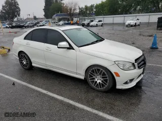 2009 Mercedes-Benz C-Class 3.0L Sport with VIN WDDGF54X19R053869, listed as a Copart auction lot 47818665 with 158,588 mi miles and Salvage Title. Bid and sale history available at carsss.com. Image 4.