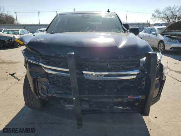 2023 Chevrolet Tahoe Commercial with VIN 1GNSCLEDXPR176063, listed as a Copart auction lot 75950774 with 15,161 mi miles and Salvage Title. Bid and sale history available at carsss.com. Image 5.