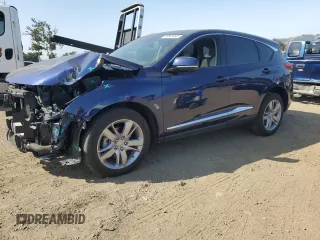 2019 Acura RDX Advance with VIN 5J8TC2H72KL030606, listed as a Copart auction lot 59848905 with 27,123 mi miles and Salvage title. Bid and sale history available at DreamBid. Image 1.