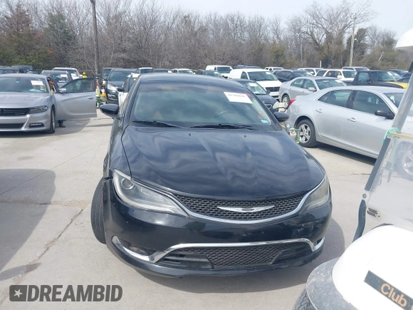2015 Chrysler 200 C with VIN 1C3CCCCG5FN517356, listed as a IAAI auction lot 41789841 with 88,023 mi miles. Bid and sale history available at carsss.com. Image 6.
