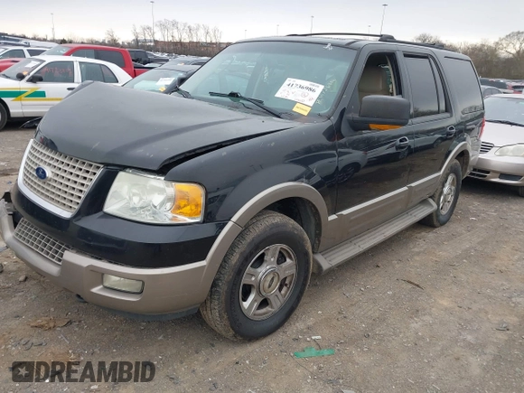 2003 Ford Expedition Eddie Bauer with VIN 1FMFU18L53LA39572, listed as a IAAI auction lot 41736986 with 1 mi miles. Bid and sale history available at carsss.com. Image 2.