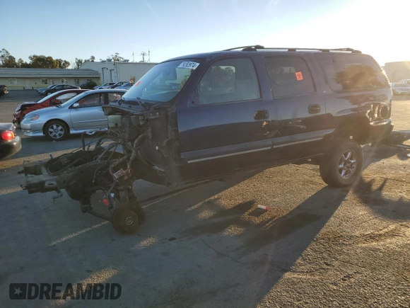 2001 Chevrolet Suburban LT with VIN 3GNEC16T51G164191, listed as a Copart auction lot 79282974 with 0 mi miles and Salvage Title. Bid and sale history available at carsss.com. Image 1.