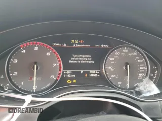 2014 Audi S6 Prestige with VIN WAUF2AFC2EN064432, listed as a Copart auction lot 45776725 with 146,582 mi miles and Salvage Title. Bid and sale history available at carsss.com. Image 9.