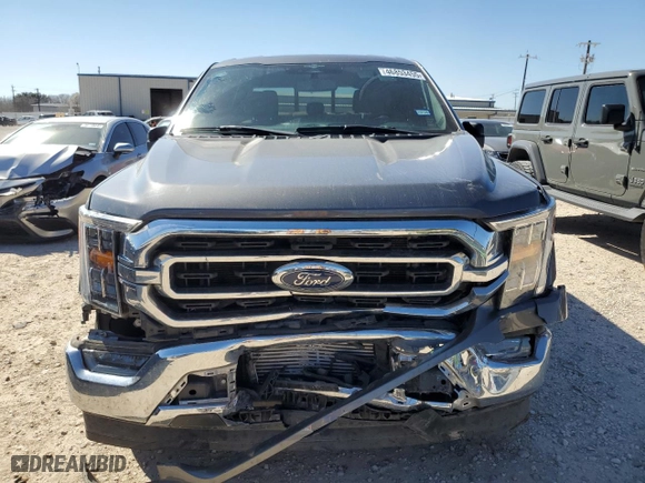 2023 Ford F-150 XL with VIN 1FTEW1CP7PKE63433, listed as a Copart auction lot 46853455 with 29,091 mi miles and Salvage Title. Bid and sale history available at carsss.com. Image 5.