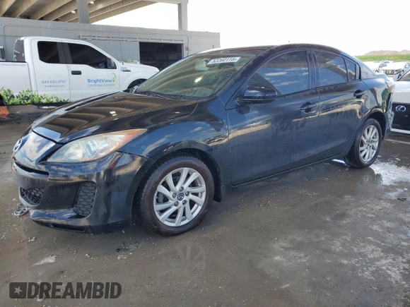 2013 Mazda 3 i Grand Touring with VIN JM1BL1W70D1795593, listed as a Copart auction lot 52260115 with 114,979 mi miles and Clean Title. Bid and sale history available at carsss.com. Image 1.