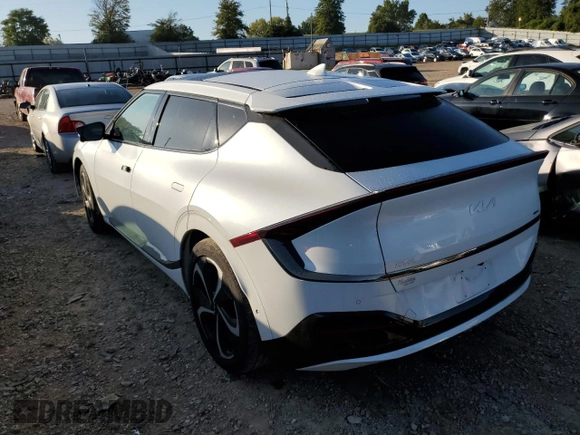 2022 Kia EV6 GT-Line with VIN KNDC4DLC7N5036650, listed as a Copart auction lot 69702203 with 38,611 mi miles and Salvage Title. Bid and sale history available at carsss.com. Image 2.