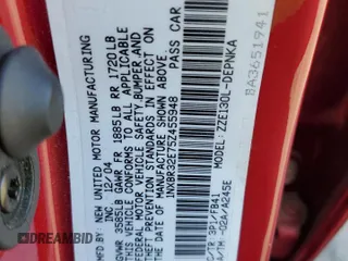 2005 Toyota Corolla CE с VIN 1NXBR32E75Z455948, выставлен на аукционе Copart как лот 59024735 с пробегом 44 968 миль миль и Списание • Salvage title. История ставок и продаж доступна на DreamBid. Изображение 12.