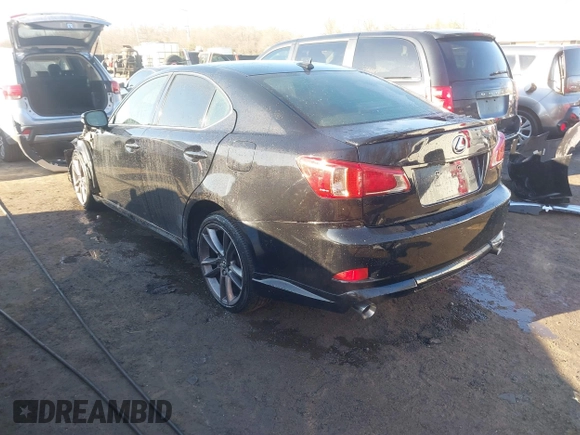 2011 Lexus IS with VIN JTHBE5C22B5026379, listed as a IAAI auction lot 41417759 with 143,063 mi miles. Bid and sale history available at carsss.com. Image 3.