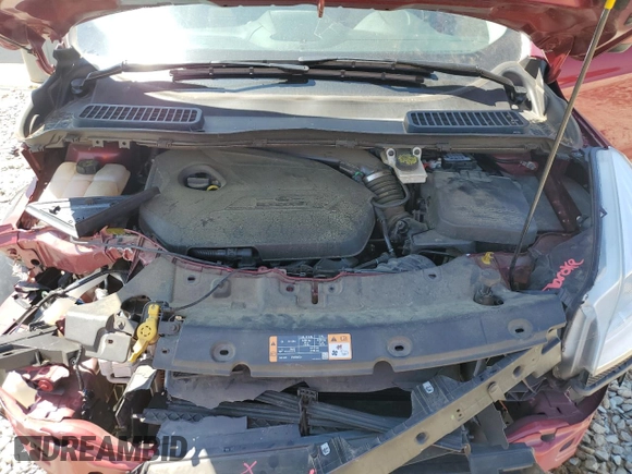 2014 Ford Escape SE with VIN 1FMCU0GX2EUD62962, listed as a Copart auction lot 54368775 with 63,495 mi miles and Salvage Title. Bid and sale history available at DreamBid. Image 12.