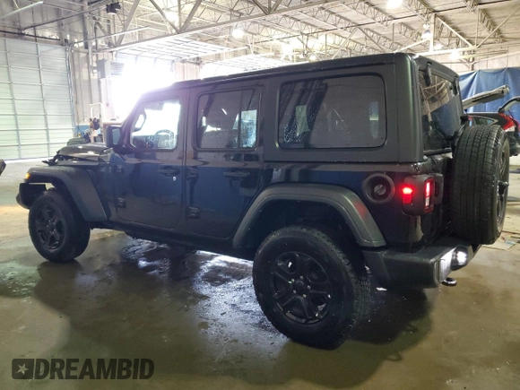 2022 Jeep Wrangler Unlimited Sport S with VIN 1C4HJXDGXNW152081, listed as a Copart auction lot 48708555 with 41,290 mi miles and Clean Title. Bid and sale history available at DreamBid. Image 2.