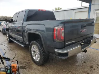 2017 GMC Sierra 1500 SLT with VIN 3GTP1NEC6HG213554, listed as a Copart auction lot 52436745 with 104,023 mi miles and Salvage title. Bid and sale history available at DreamBid. Image 2.